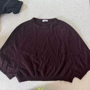 Brunello Cucinelli Cashmere Crop Sweater